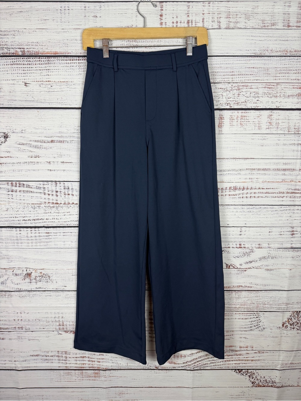 Halara Petite Wide-Leg Pants – Navy Blue – Small Petite – NWT